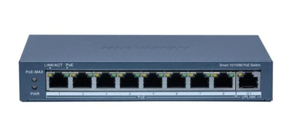 سوتش من  HIKVISION  مداخل 8 طاقة ذاتية - 10/100