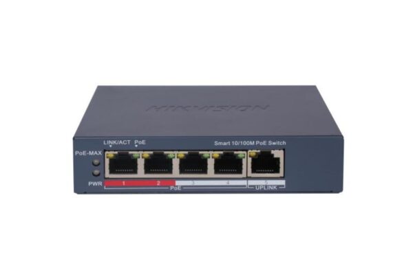 سوتش من  HIKVISION  مداخل 4 طاقة ذاتية - 10/100